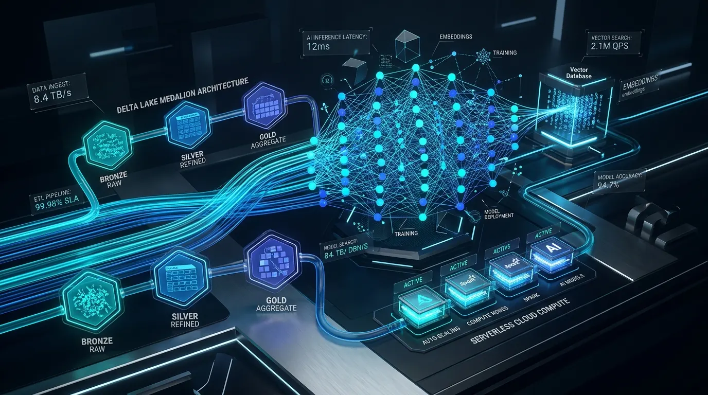 Delta Lake Medallion Architecture and Applied AI Platform Blueprint